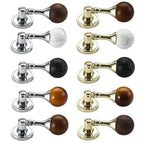 Vintage Walnut Wood Round Ball Cabinet Knobs – Drawer Handles Cabinet Knobs Richie's