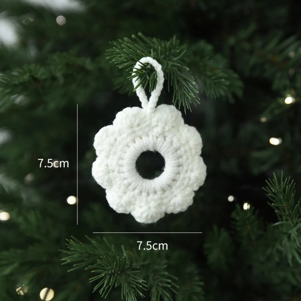 Handmade Woolen Christmas Ornaments – Santa, Elk & Tree Pendants Christmas Ornament Richie's M