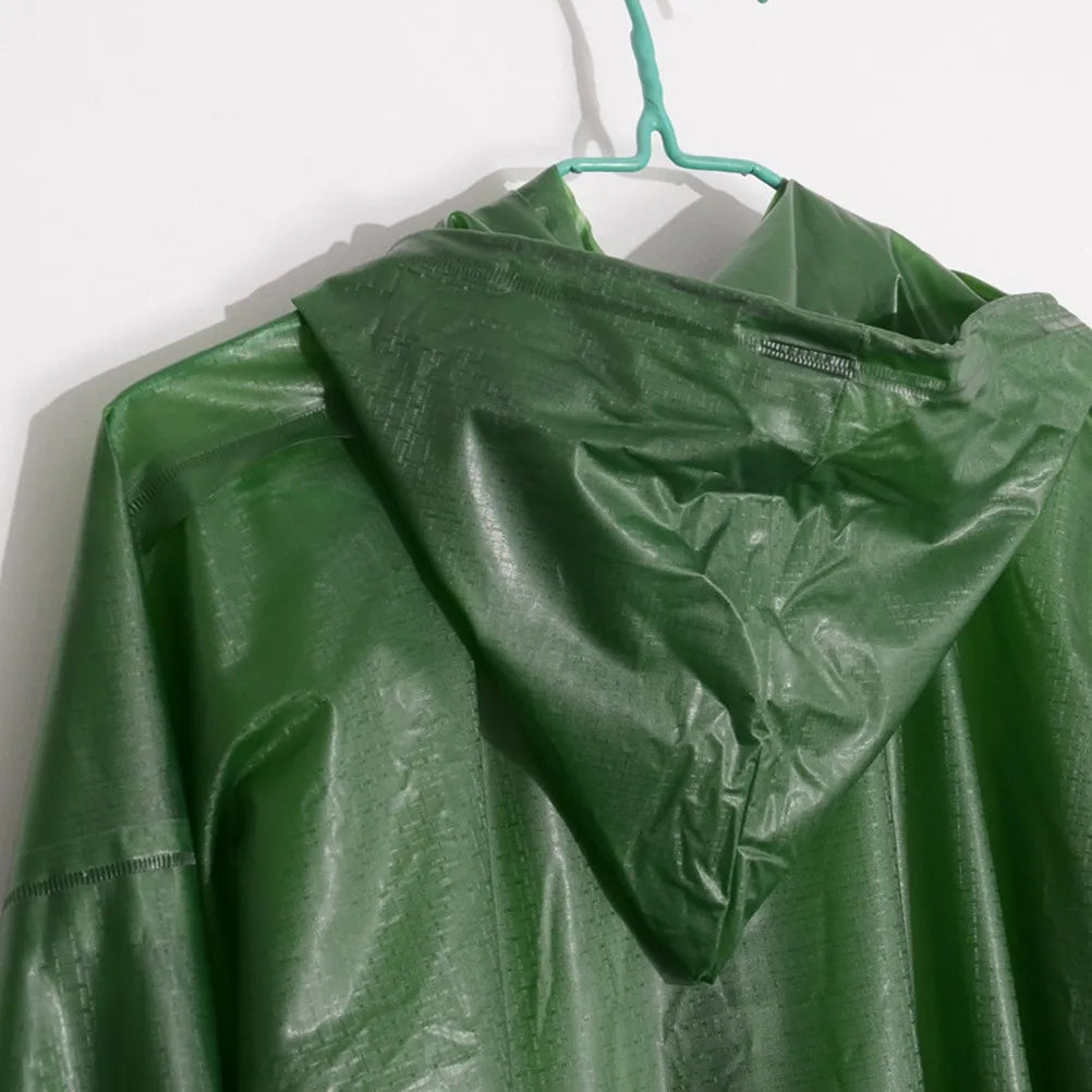 Adult EVA Hooded Rain Poncho – Waterproof Windproof Unisex Rain Poncho Richie's