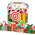 Christmas Lace Trim Sticker | Lollipop Gift Box Edge Wrap Decor Decorative Craft Sticker Richie's MULTI 1 Pc