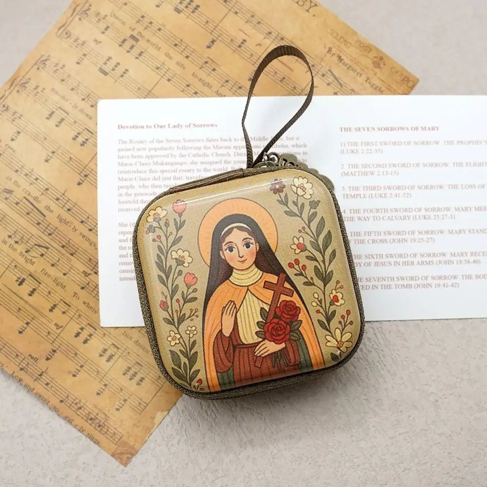 Portable Rosary Storage Bag – Zippered Christian Jewelry Pouch Jewelry Storage Pouch Richie's