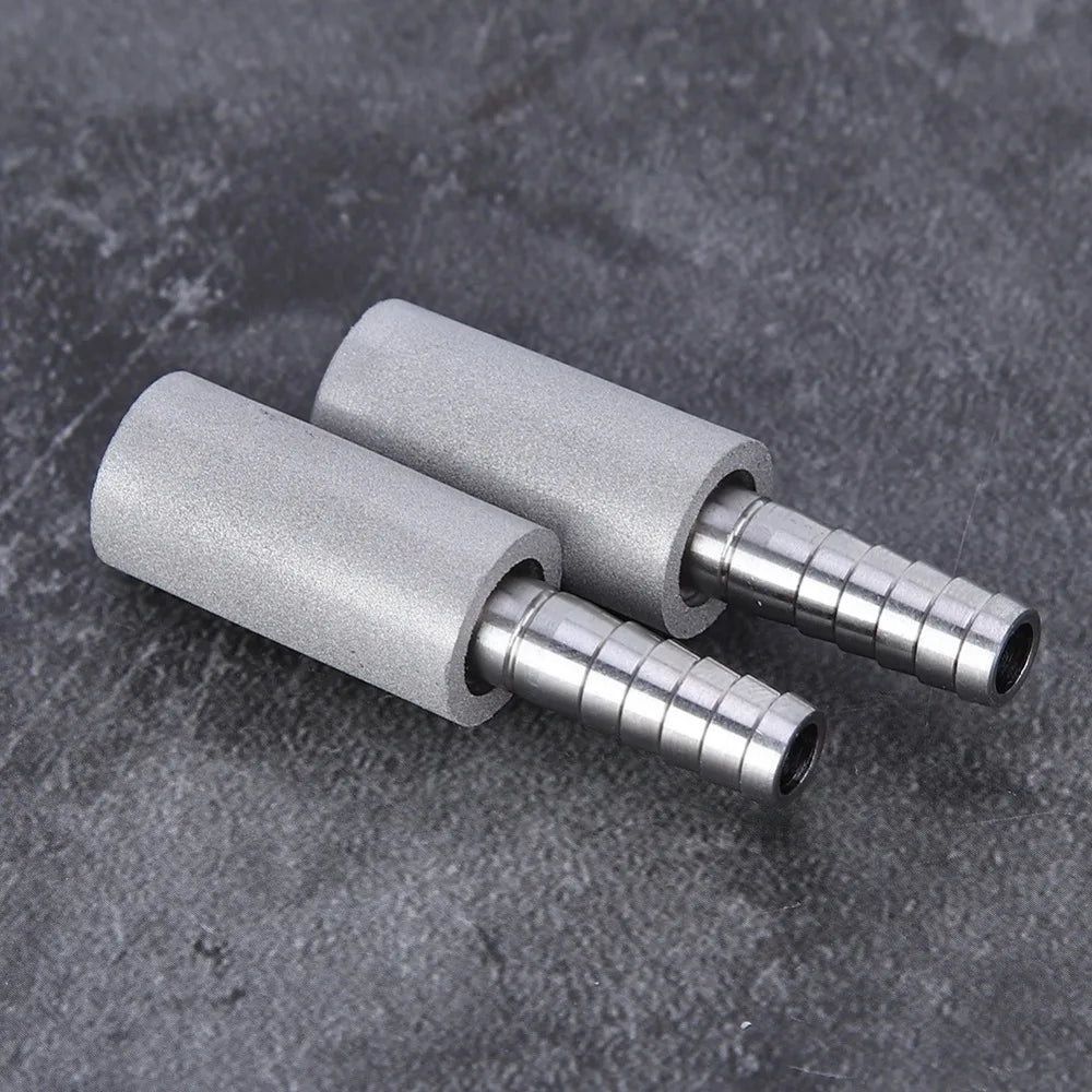 2pcs 0.5 Micron Stainless Steel Aeration & Carbonating Stone Set Brewing Diffusion Stone Richie's