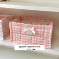 Square Wicker Cotton Storage Basket – Floral Stripe Organizer Storage Basket Richie's 02