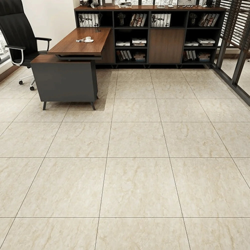 Self-Adhesive PVC Floor Tile 30x30cm Waterproof Marble Texture Peel & Stick Tile Richie's