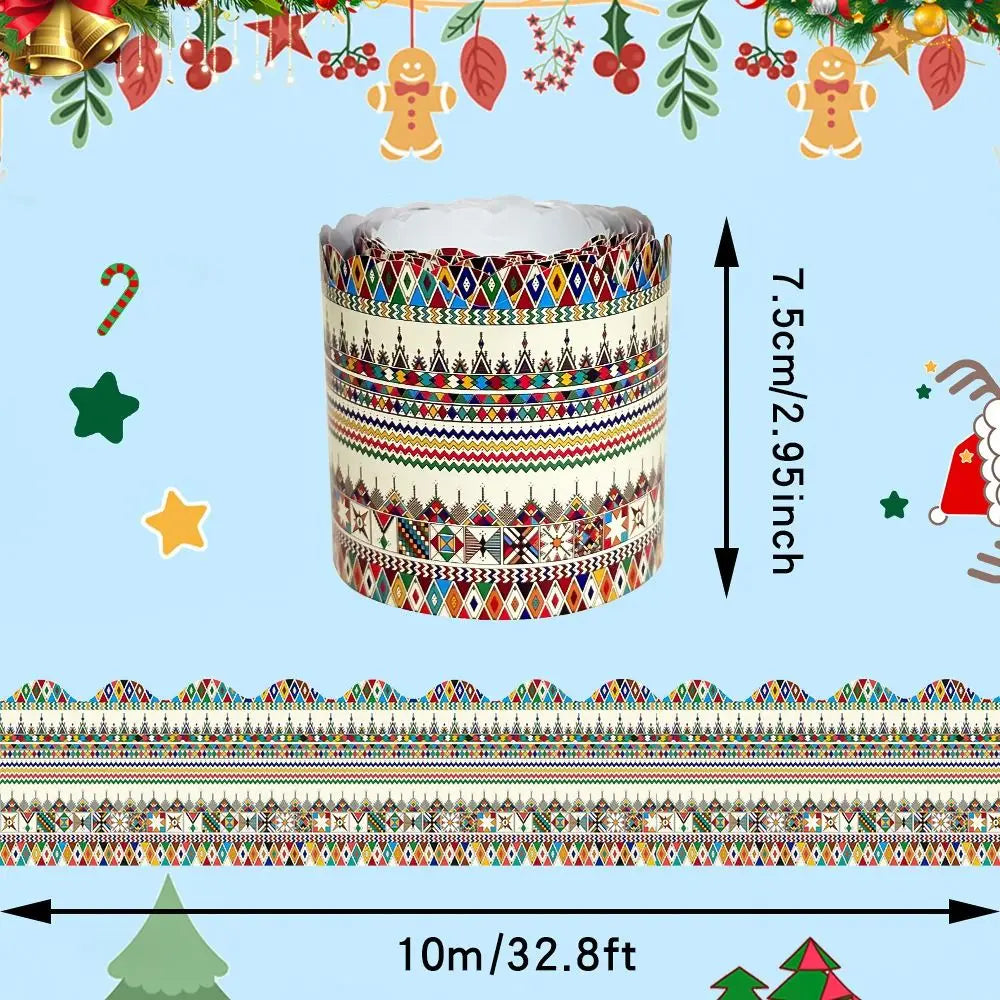 10M Decorative Border Paper Roll – Classroom & DIY Craft Decor Decorative Border Paper Richie's