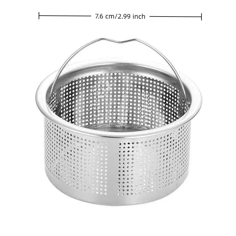 304 Stainless Steel Sink Strainer with Lift Handle | Anti-Clog Sink Drain Strainer Richie's