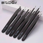 Binoax 6PC Anti-Static Precision Tweezers Set – Stainless Steel Precision Tweezers Set Richie's Default Title