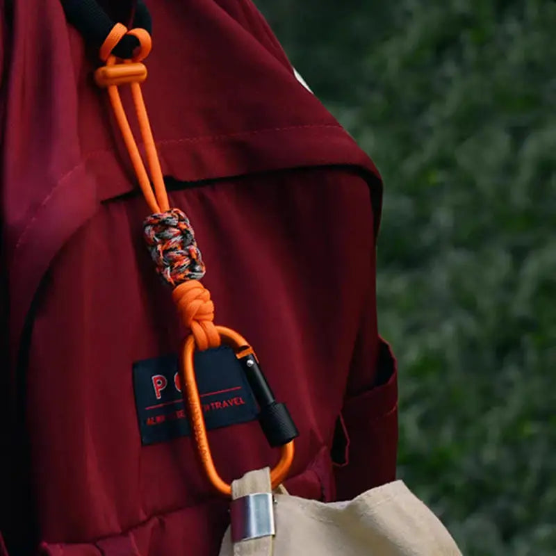 Woven Cord Water Bottle Hanger Clip for Hiking & Camping Bottle Hanger Clip Richie's