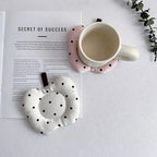 Apple Shape Cotton Coaster – Heat Resistant Washable Table Mat Kitchen Coaster Mat Richie's
