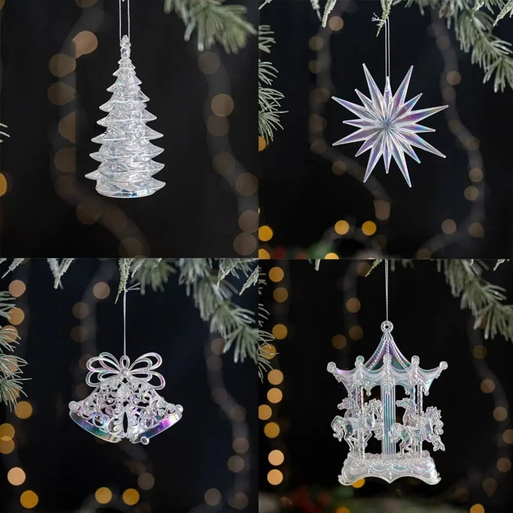 Acrylic Crystal Christmas Tree Ornaments – Snowflake Pendants Christmas Tree Ornament Richie's