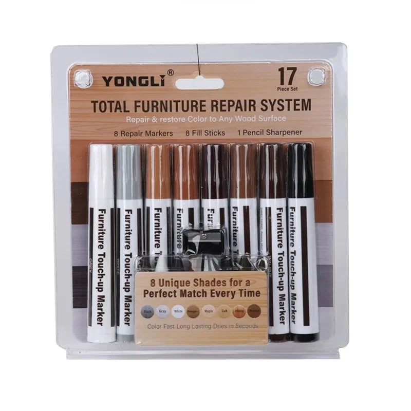 Furniture Repair Pen & Wax Stick Kit – Wood Scratch Touch-Up Wood Repair Kit Richie's b