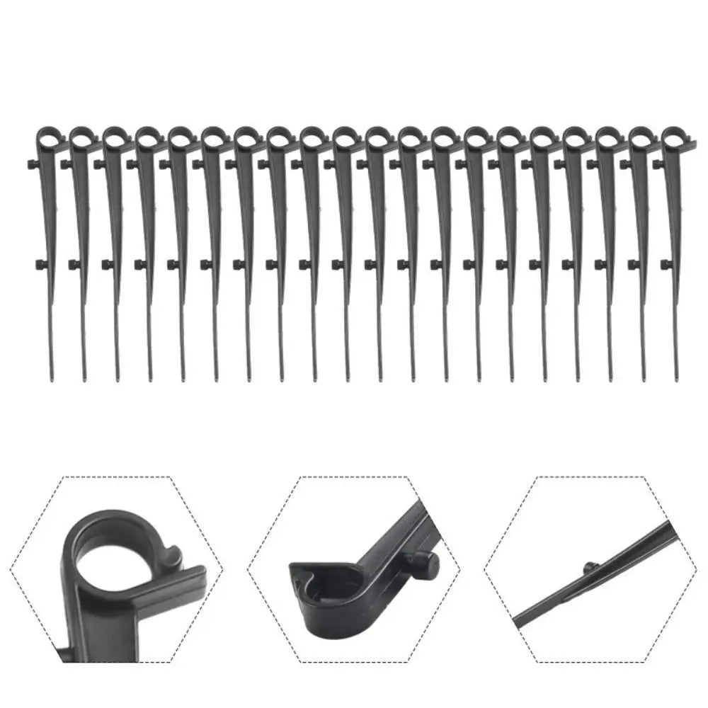 20Pcs Gutter Mesh Fixing Clips Hook & Stake – Weather Resistant Gutter Fixing Clips Richie's